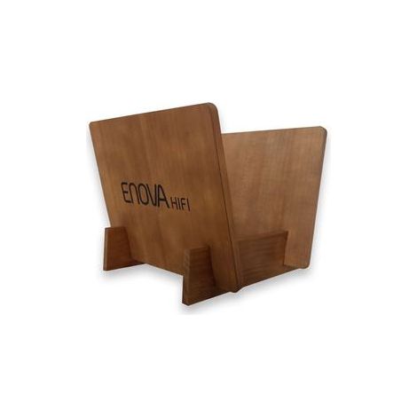 Support vinyle Enova HiFi noyer 26.8x28.6 cm 25 disques