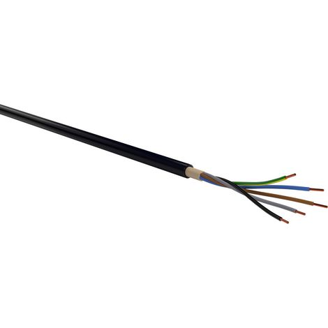 VER NYY-J 5x 4 RE Eca Ri.50 Câble d'énergie NYY-J 5 x 4 mm² noir 50 m
