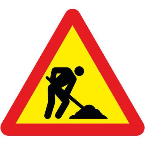 Señal de advertencia reflectante de obras SEKURECO 90 cm (1/3)