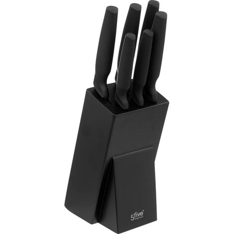 5five - bloque de 6 cuchillas negro