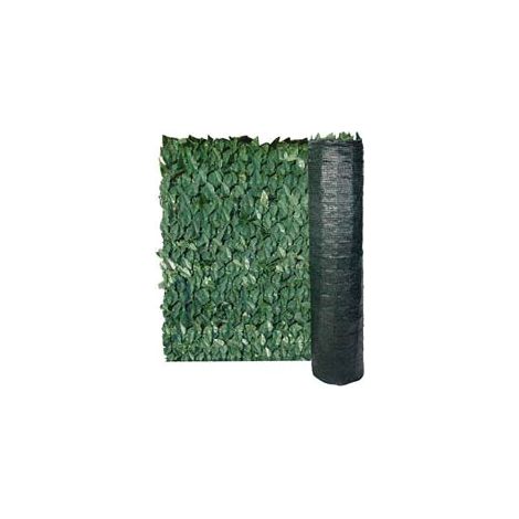 SIEPE ORNAMENTALE FOGLIE DI LAURO CON RETE OMBREGGIANTE- - mt.3x1h. - 1 rotolo T-REX