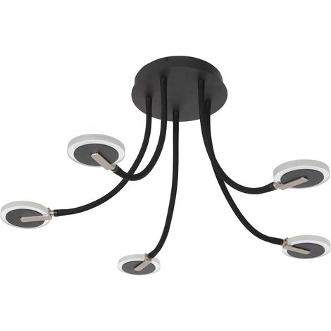 Steinhauer - deckenleuchte - Turound - schwarz - metall - Ø 92cm (1/4)