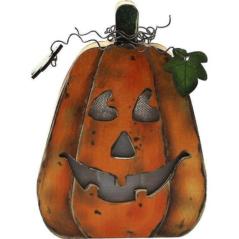 lampe en bois pour décorations d'Halloween