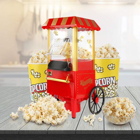 Hofuton Machine à Popcorn Sans Huile 1200W Rouge (1/5)