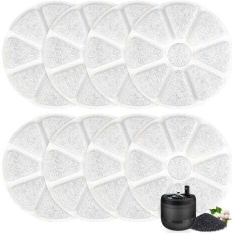 8 Filtres pour Philips Fontaine à Eau - Pet Series, PAW3210/02 Fontaine à Chat, Filtres de Remplacement au Charbon Actif, systèmes de Triple Filtration (1/5)