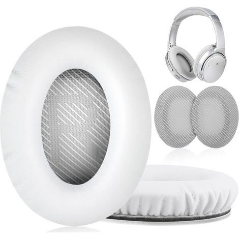 Ohrpolster für Bose QuietComfort Kopfhörer – QC35/QC25/QC15/AE2 Weiß (1/4)