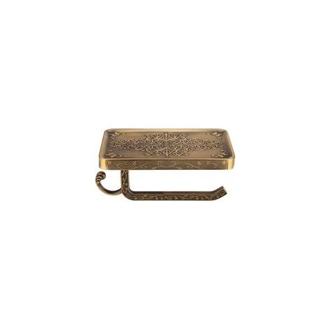 Porta carta igienica, porta carta igienica vintage da parete in ottone anticato, supporto per cellulare (antico) - Crezuo