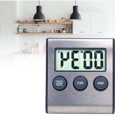 Temporizador magnético Fafeicy，temporizador ajustable de 99 minutos para cocinar en la cocina y para usar en el gimnasio (como se muestra)