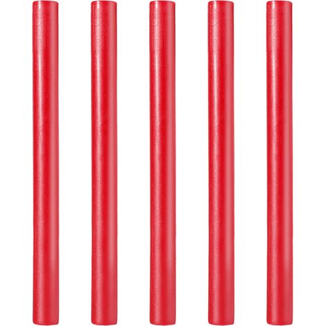 Cire à Sceaux - Bâtonnets de Cire Rouge pour Sceau - Pour Cartes d'Invitation Mariage Anniversaire Vintage - 11 mm x 135 mm - Lot de 5 (1/5)