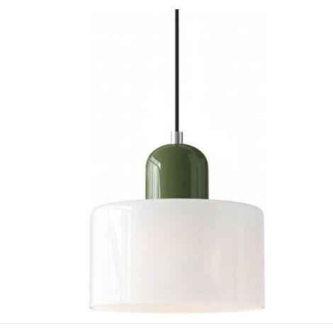 Suspension, suspension en verre, suspension colorée et originale, suspension pour salle à manger, diamètre 15 cm (1/5)