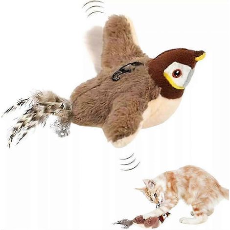 Katzenspielzeug Vogel, Flappy Perry Vogel Katzenspielzeug, interaktives Katzenspielzeug