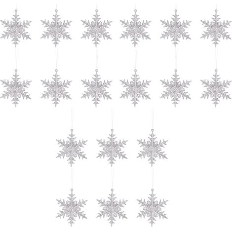 Guirlande De Décoration De Noël - Gouttes De Glace Transparentes En Acrylique - Pour Arbre De Noël Et Intérieur/Extérieur - Lot De 30 Pièces (1/5)