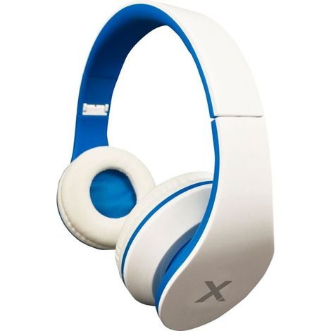 Cuffie ad archetto approssimativamente dj jazz appdjjazzwbl - altoparlanti da 40 mm - cavo anti avvolgimento da 1,2 m - bianco e blu