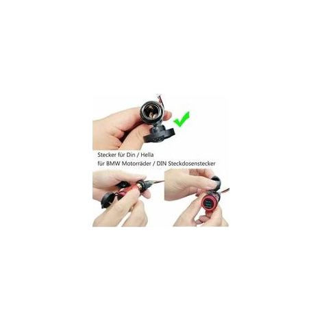 USB-Zigarettenanzünderadapter für BMW Motorräder, mit zwei USB 12V PD 3.0 und QC 3.0 Steckdosen. (1/5)