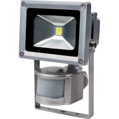 Proyector LED de 10w alimentado por energía solar Con dyector de movimiento