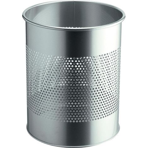 Corbeille à papier Ronde, 15L, Anthracite, 315 x 260 mm, 331023 (1/4)