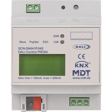 mdt DaliControl IP Gateway PRO64 DALI-2 equipo de iluminación