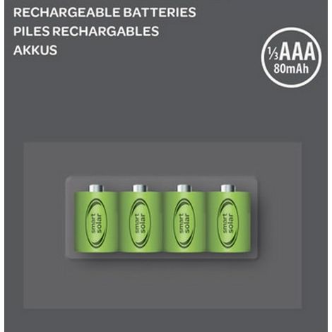 Pack 4 x batterie rechargeable 1,2 V NiMh 1/3 AAA 80 mAh