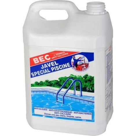 Agua de lejía especial para piscinas 5 litros - Pintaud-bec