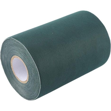 Bande de jonction pour gazon artificiel, bande de gazon synthétique pré-adhésive pour pose de gazon de jardin, balcon, qualité supérieure, 15 cm 10 m (1/5)