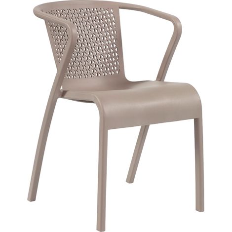Fauteuil OYA en polypropylène style contemporain pour extérieur