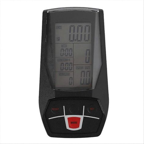 Vélo d'appartement stationnaire avec compteur de vitesse pour entraînement cardio à domicile, modèle fitness indoor, équipement d'exercice fixe. (1/5)