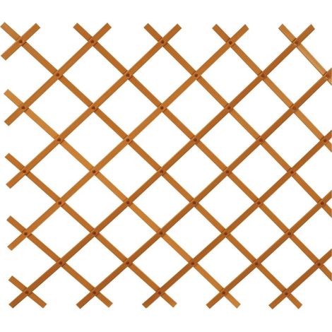 traliccio esterno pvc 1x1m marrone (1/3)