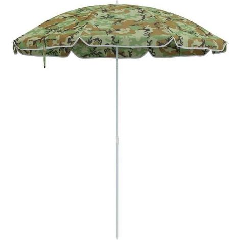 Parasol De Jardin - Polyester 170T - Résistant Aux UV Et Aux Intempéries - Hauteur Et Inclinaison Réglables - Pour Terrasse Plage Jardin - 1 Pièce (1/5)