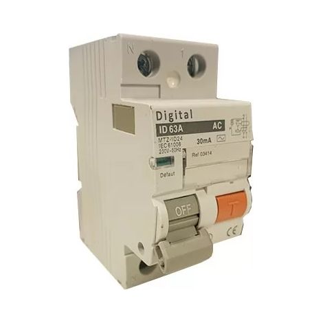 Digital 03414 Differential switch 2P 63A 30mA