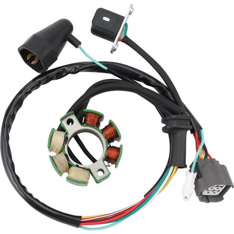 Stator coil adapter for Kawasaki ER-6N ER-6A ER650 2006-2011 ZX-6R ZX600, original part number 21003-0023. Main component of the motorcycle's magneto charging system.--DTEKGAZ