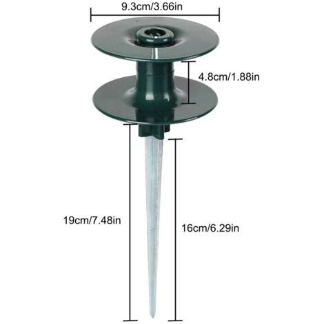 Guide et Piquet pour Tuyau d’Arrosage – Roue de Guidage de Tuyau de Jardin – Accessoire d’Organisation (1/5)