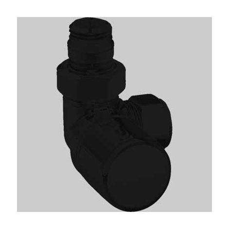 VALVOLA D'ARREDO AD ANGOLO TERMOSTATIZZABILE SX HIGH STYLE B  Antracite 1/2 x 2419     ARTECLIMA