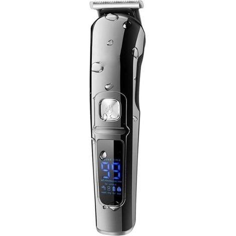 Professional hair clipper, men's beard trimmer, 6-in-1 waterproof multifunctional precision trimmer (1/5)