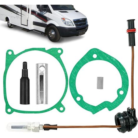 Kit de prise de chauffage d'air de stationnement, kit de bougie de préchauffage de chauffage de voiture,Pièce de chauffage à air Chauffage de stationnement  Prise de chauffage de voiture, pièces d'al (1/5)