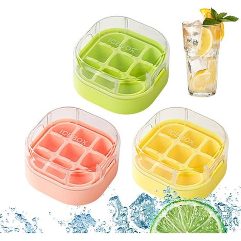 À Blocs De Glace Bac Glaçons Avec 9 Compartiments Et Couvercle (1/5)