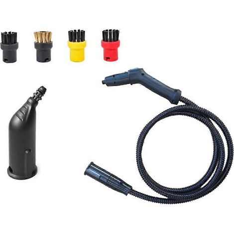 Rundbürsten-Set für Kärcher SC1 Dampfreiniger, Zubehördüse, Verlängerungsschlauch, Teilenummer 2.863-021.0 (1/5)