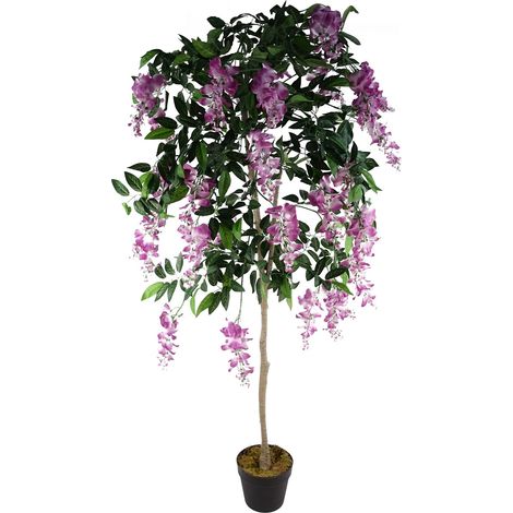 150cm Artificial Light Pink Wisteria Tree (1/5)