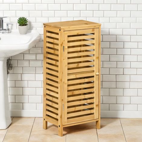 Armoire de rangement en bambou 30 x 19,9 x 70 cm (1/5)
