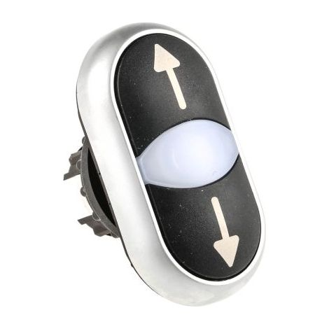 Tête de bouton poussoir Eaton, Eaton Moeller Noir, Ø découpe 22mm, Momentané ( Prix pour 1 )