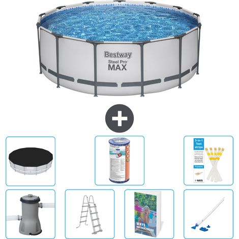 Bestway Piscina Bestway Steel Pro MAX Rotonda - 427x84 cm - 8-pezzi  S549 (1/4)