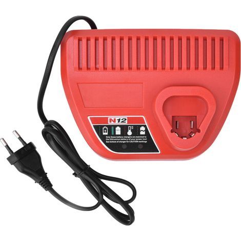 48-11-2401 48-11-2402 Chargeur de Remplacement, Chargeur de Batterie au Lithium 10.8 V 12V pour Batterie N12 Compatible avec Les Outils électriques (Chargeur M12 Prise européenne (1/5)