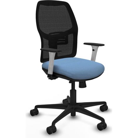 Chaise de bureau piqueras y crespo Alfera blanc support lombaire réglable (1/2)
