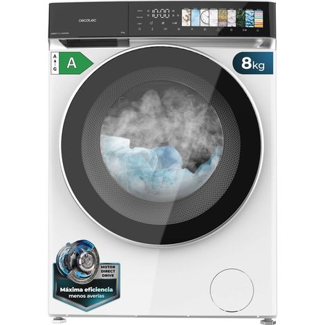 cecotec Lave-linge moderne blanc 8 kg 1400 RPM