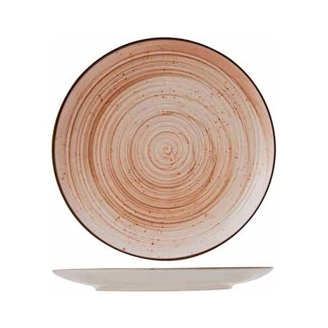 6 x assiettes plate SINTRA Terracotta - 26cm - Grès - Cosy&Trendy