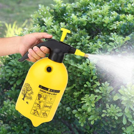 2-Liter-Drucksprühflasche für Pflanzen, Garten und Zimmerpflanzen, mit leichtgängigem Auslöser, tragbares Gartengerät. (1/5)