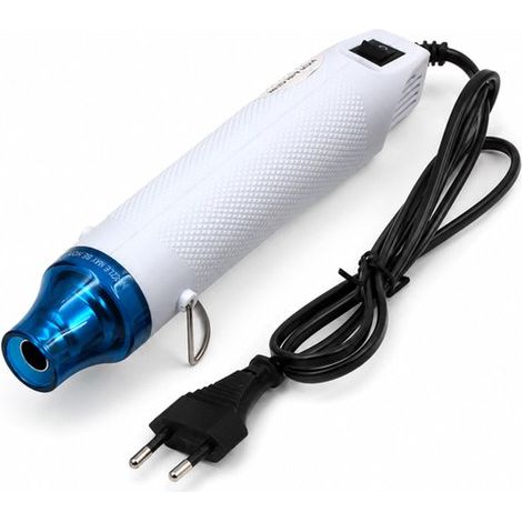 Pistolet à air chaud 300W - 200°C - Heatgun - Loisirs & Bricolage - Blanc (1/5)