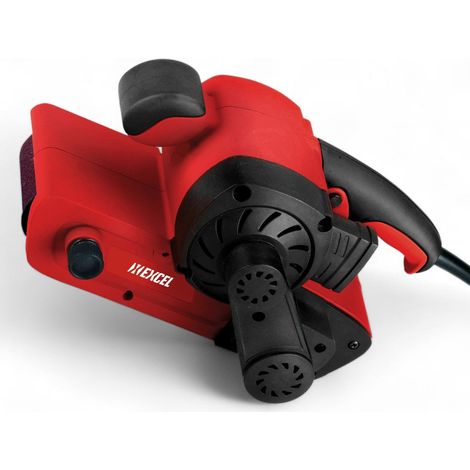 Levigatrice a nastro con sistema di tensionamento e autocentraggio piastra levigatura mm 76X140 800W (1/2)