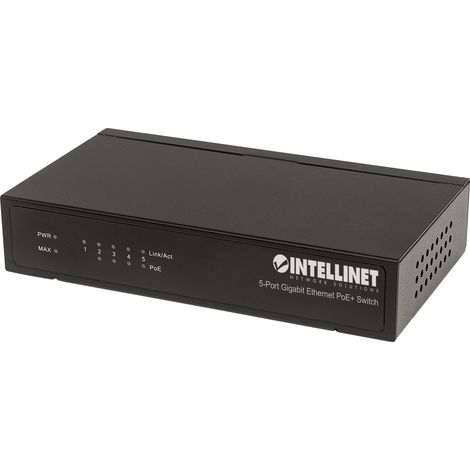 Intellinet Switch PoE+ 5 porte Gigabit Ethernet (1/5)