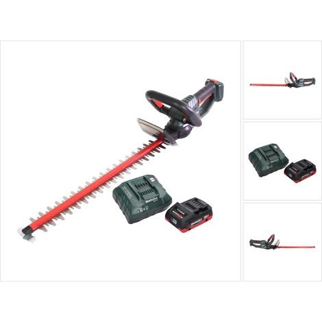 Metabo HS 18 LTX 65 Akku Heckenschere 18 V 63 cm + 1x Akku 4,0 Ah + Ladegerät