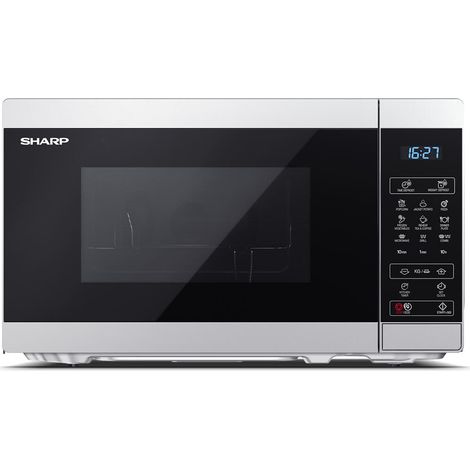 [PRODUIT RECONDITIONNE] Sharp YC-MG02E-S Four à micro-ondes Table de cuisson Four à micro-ondes combiné 20 L 800 W Noir, acier
